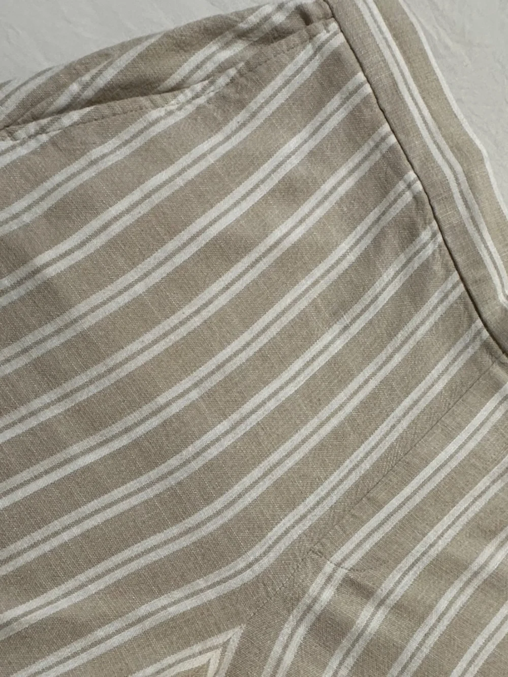 Banana Republic Rowan Wide-Leg Linen Striped Pants - Size 6 - NWOT